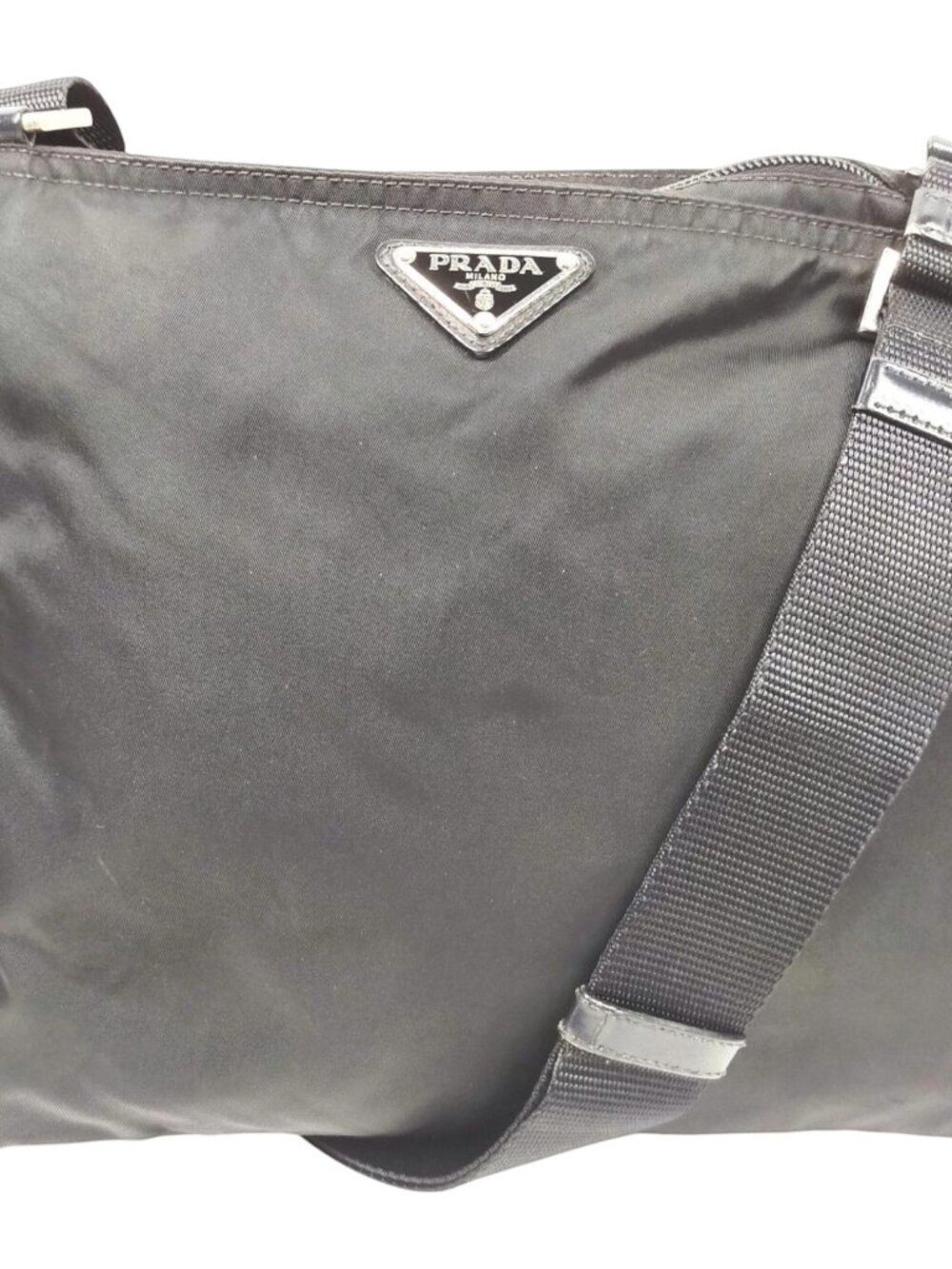 (L3) Prada Crossbody Bag Black Nylon